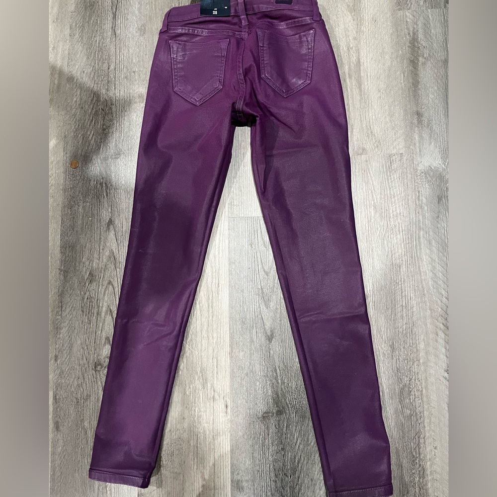 Women’s Skinny Jeans - reversible purple and Grey Wash - Picture 4 of 4